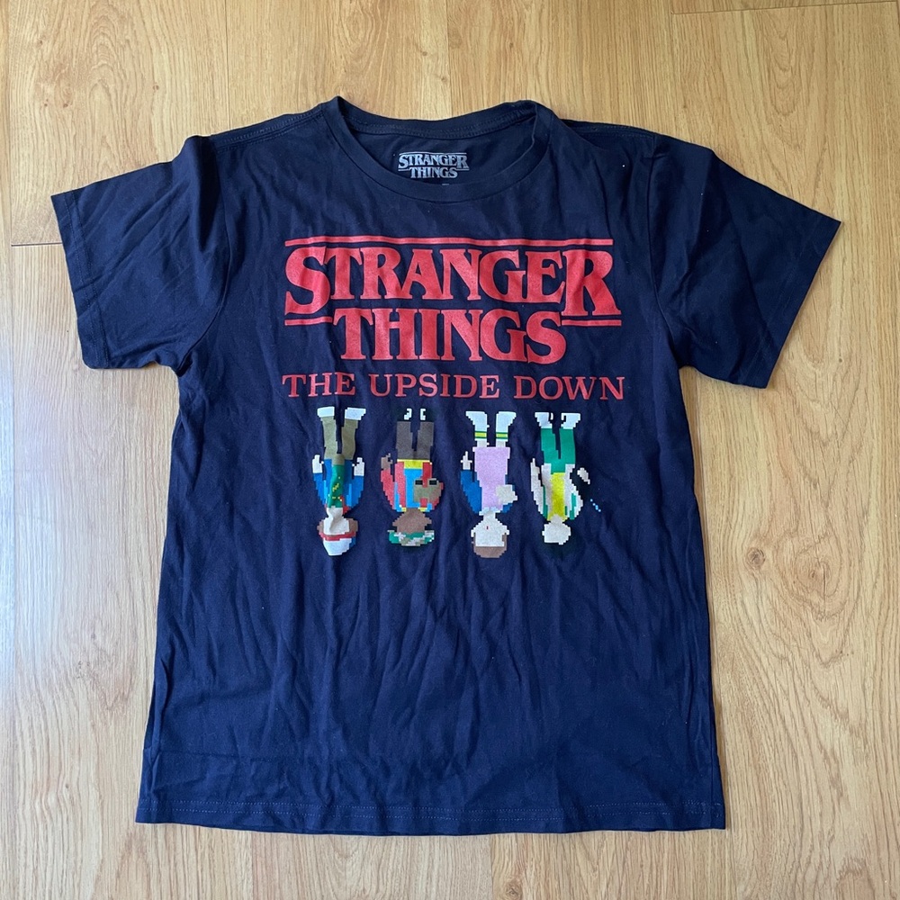 Black and Red Short Sleeve Tee